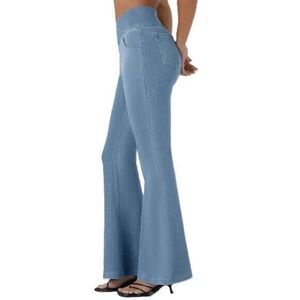 Halara Flex High Waist Crossover Stretch Knit Casual Super Flare Med NWT Y2K